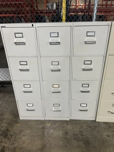 4 Drawer Vanguard Letter File - White