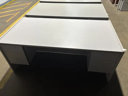 36"x 72" DP Desk, Light Grey laminate
