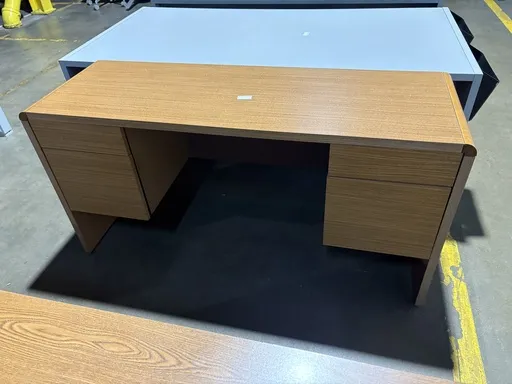 Hon 10600 series 20" x 60" Double Ped Credenza (Oak)