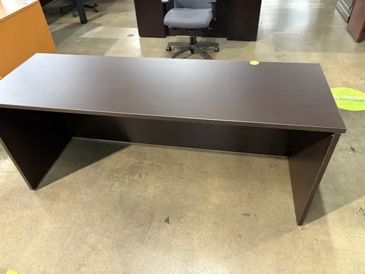 72" x 24" Espresso laminate  Shell Credenza