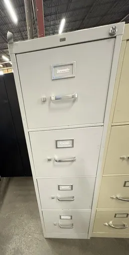 Hon 4 Dr Vertical File , LT.GREY No Lock, Letter