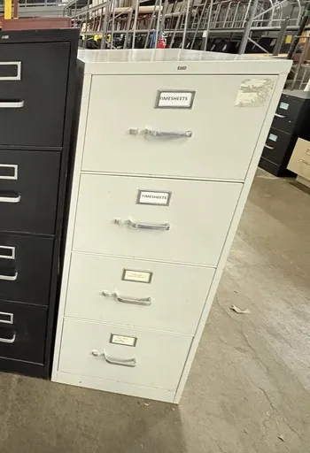 Hon 4 Dr Vertical File , LT.GREY No Lock, LEGAL
