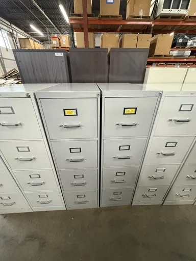 HIRSH 4 Dr Vertical File , SILVER, Letter