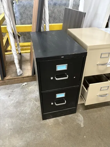 HON 2 Dr Vertical File , BLACK No Lock, Letter