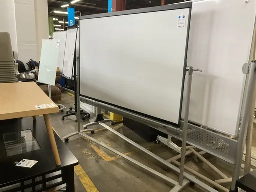 4'x 6' Mobile Magnitic Whiteboard (Black Trim) 