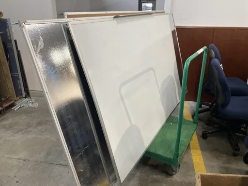6’x4’ White Board with Tray