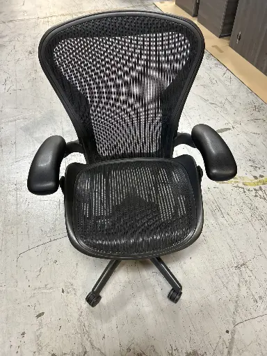 Aeron Size C Black, Including Lumbar (F-Arms)