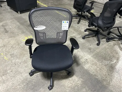 OS-Grey Mesh Back, Black Seat Task Chair