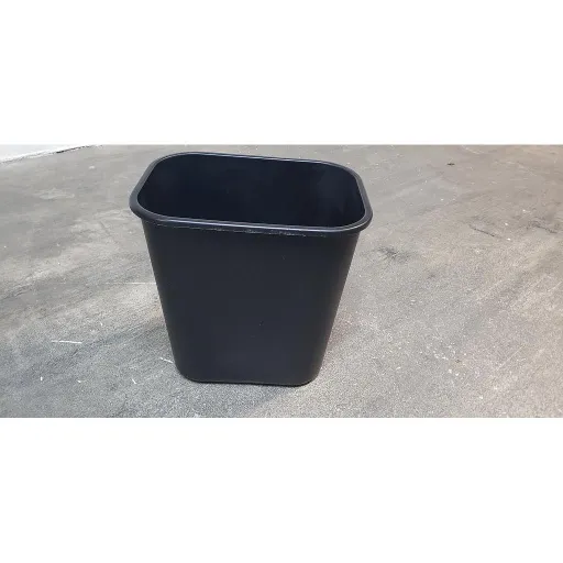 Black Rubbermaid Trash Cans