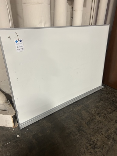 4’x 6' Magnetic White Board - Silver Trim w/Tray