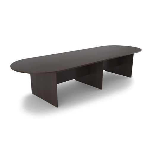 [CT144] Euroline Racetrack Conference Table 12' Espresso