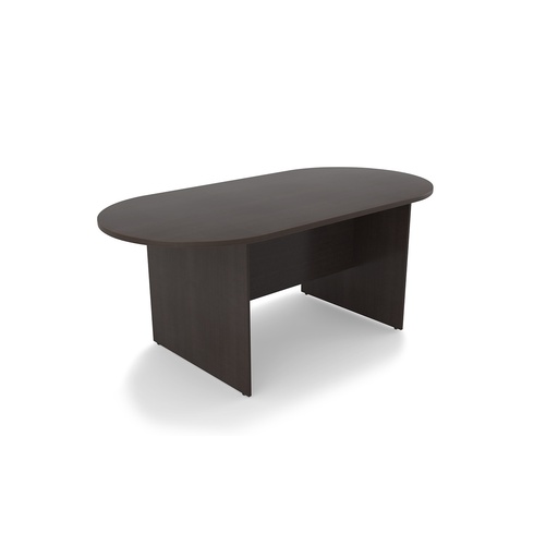[CT71] Euroline Racetrack Conference Table 6' Espresso
