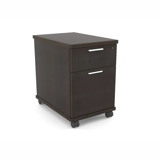 [MBF24       MBF24.ESP] Euroline Mobile Box File Pedestal Espresso