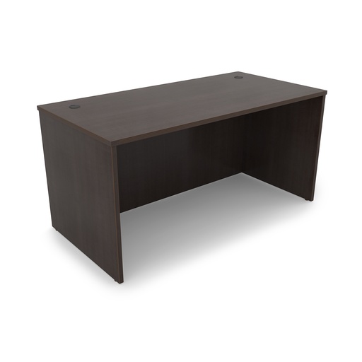 [D3671] Euroline 36x71 Shell Desk Espresso