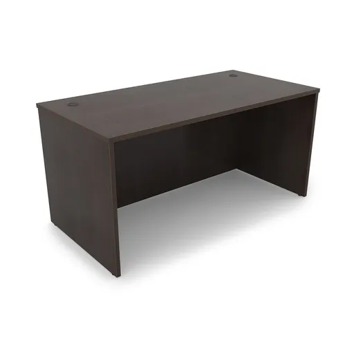 [D3671] Euroline 36x71 Shell Desk Espresso