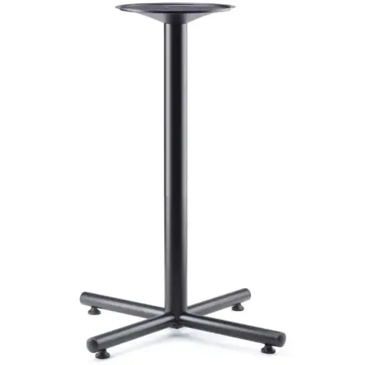 [OSTXBM3341SI] COE - OfficeSource Conference/Multi-Purpose Tables Cafe Height Cross Base- Silver