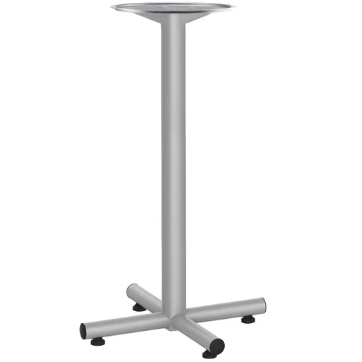 [OSTXBM3341SI] COE - OfficeSource Conference/Multi-Purpose Tables Cafe Height Cross Base- Silver