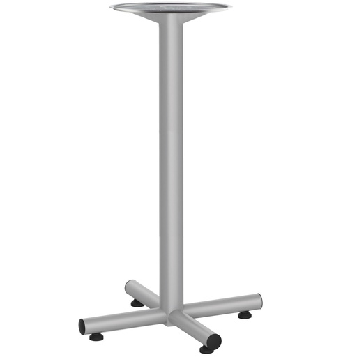 [OSTXBM3341SI] COE - OfficeSource Conference/Multi-Purpose Tables Cafe Height Cross Base- Silver