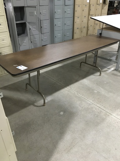 8' Folding table (30" x 96") Walnut