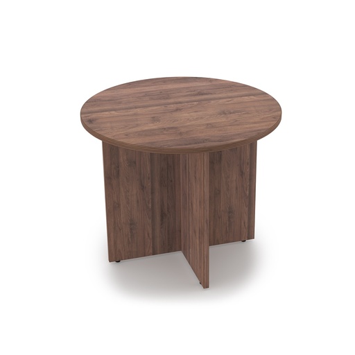 [RT36] Euroline 36" round table Walnut