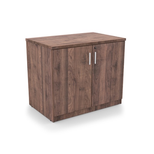 [SC36] Euroline 36" storage cabinets w/ Lock walnut