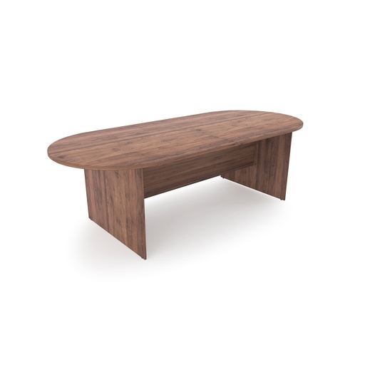 [CT96] Euroline Racetrack Conference Table 8'  Walnut