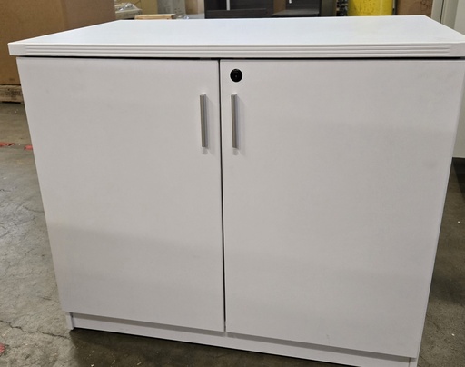 [SC36] Euroline 36" storage cabinets w/ Lock White