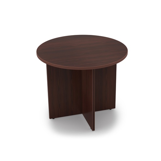[RT36] Euroline 36" Round Table Mahogany