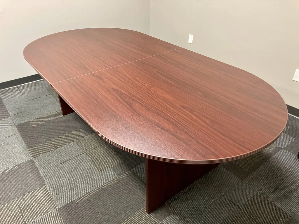 Euroline Racetrack Conference Table 8' Cherry | LW Office Furniture in ...