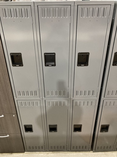 [TNN-DTS-121836-C-MG] 2 Tier 6 Bay Locker Grey List $1,089