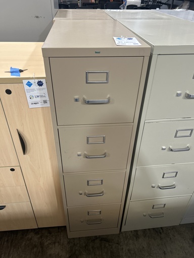 4 Drawer Vertical File Beige