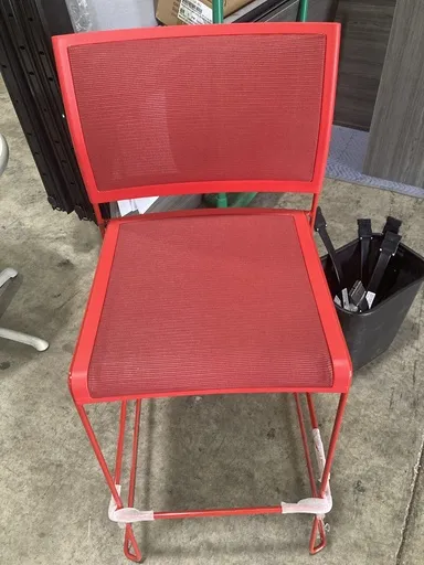 Mesh Red Stool