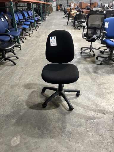 Black Task Chair No Arms