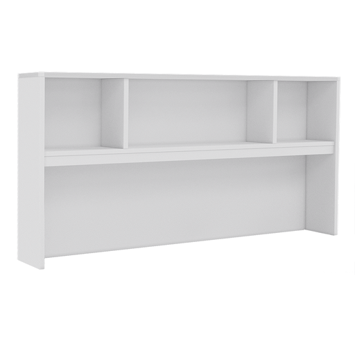 [OH66WH] Euroline 66" Open Hutch White (doors optional)