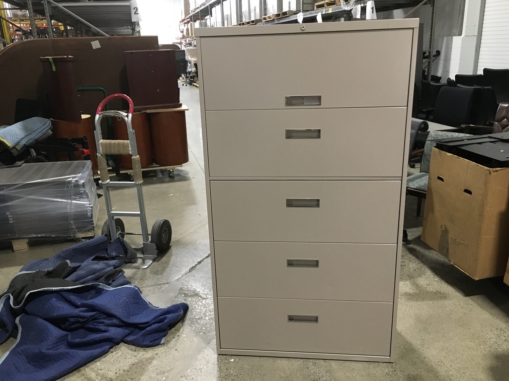 Steelcase 42 5 Drawer Lateral File