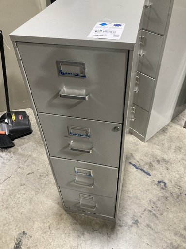 4 Drawer Vertical File Cabinet - Grey