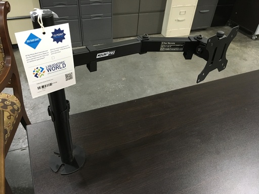 Single Desk Mount Monitor Arm- black