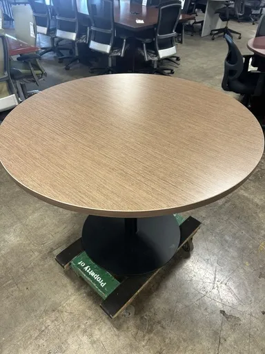 48” Round Table - Walnut